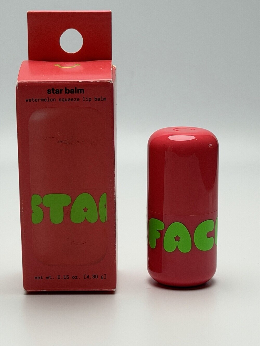 Starface Star Balm Watermelon Squeeze Lip Balm 0.15 oz New
